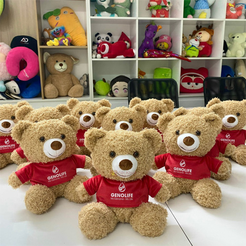 Chọn gấu bông in logo phù hợp